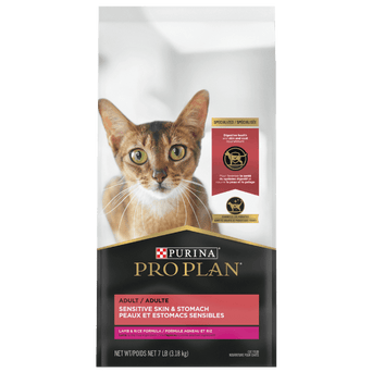 Purina Purina Pro Plan Adult Sensitive Skin & Stomach Lamb & Rice Dry Cat Food