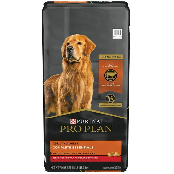 Purina Purina Pro Plan Adult Shredded Blend Beef & Rice Recipe Dry Dog Food