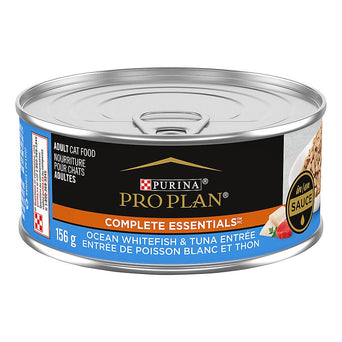 Purina Purina Pro Plan Complete Essentials Ocean Whitefish & Tuna Entree Canned Cat Food, 156g