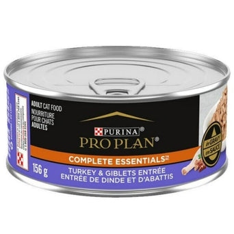 Purina Purina Pro Plan Complete Essentials Turkey & Giblets Entree Canned Cat Food, 156g