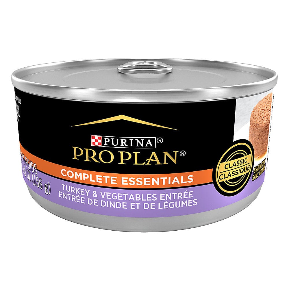 Purina Pro Plan Complete Essentials Wet Cat Food Turkey Vegetable Entree 156 g Can 24 Pack