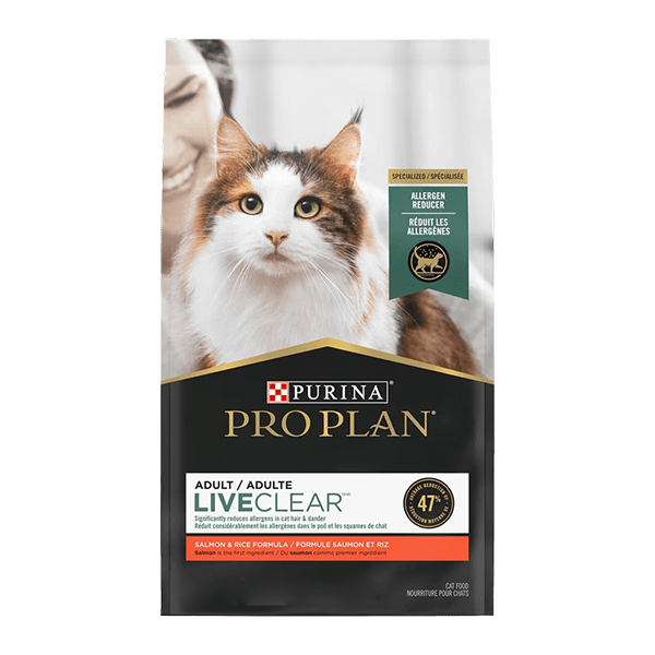Purina Purina Pro Plan LiveClear Allergen Reducing Salmon & Rice Dry Adult Cat Food, 7lb