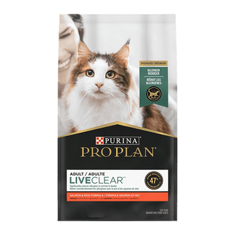 Purina Purina Pro Plan LiveClear Allergen Reducing Salmon & Rice Dry Adult Cat Food, 7lb