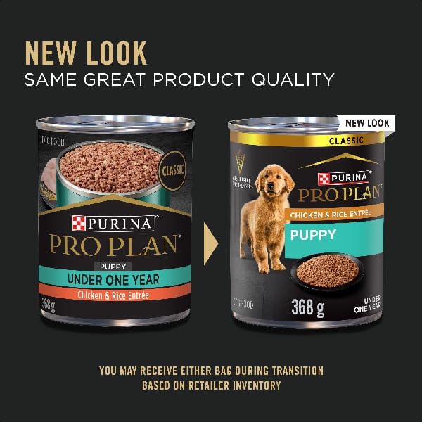Purina Pro Plan Puppy Chicken & Rice Entrée Canned Dog Food