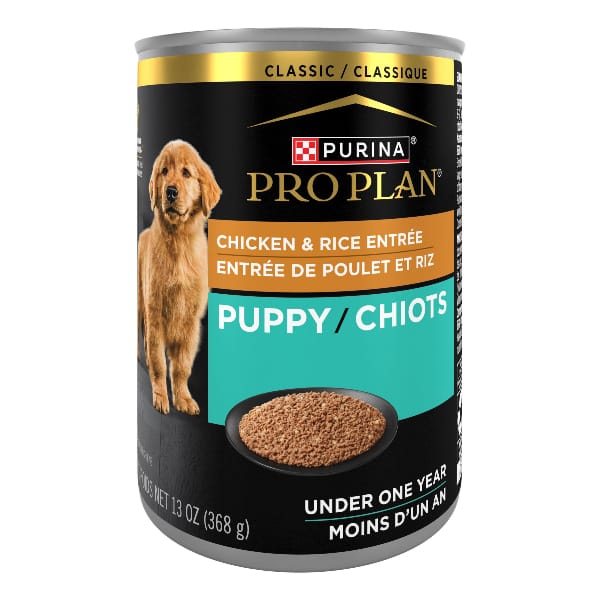 Purina Pro Plan Puppy Chicken & Rice Entrée Canned Dog Food