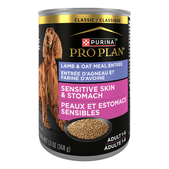 Purina Purina Pro Plan Sensitive Skin & Stomach; Lamb & Oat Meal Entree Canned Dog Food