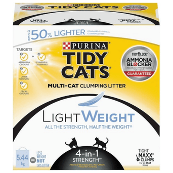 Purina Tidy Cats LightWeight 4-in-1 Strength Clumping Multi-Cat Litter
