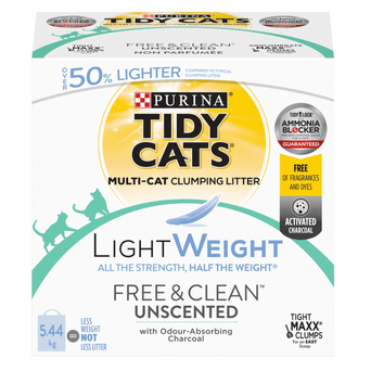 Purina Tidy Cats LightWeight Free & Clean Unscented Clumping Multi-Cat Litter