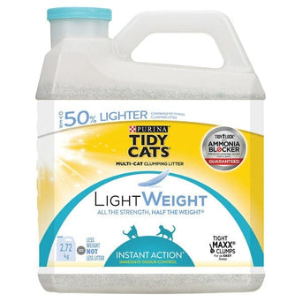 Purina Tidy Cats LightWeight Instant Action Clumping Cat Litter, 2.72kg