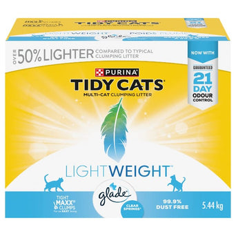 Purina Tidy Cats LightWeight with Glade Clear Springs Clumping Cat Litter