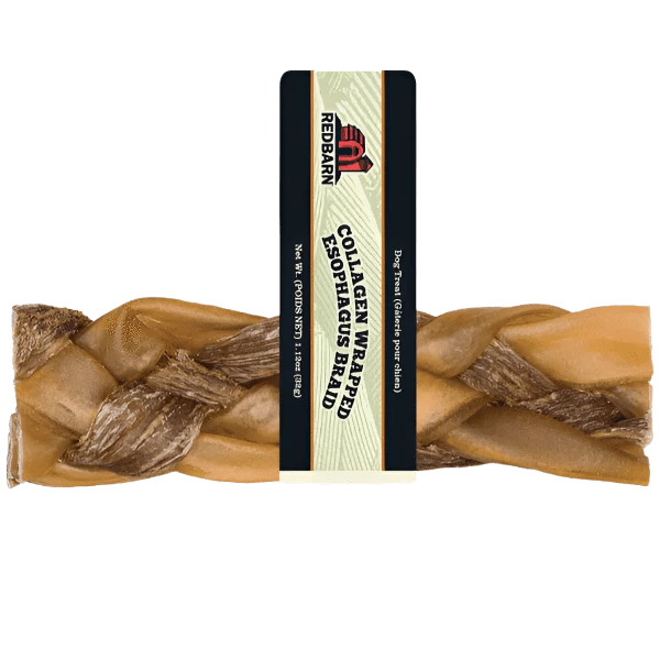 RedBarn Pet Products RedBarn Collagen Wrapped Esophagus Braid