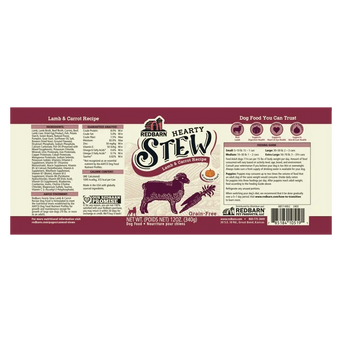 RedBarn Pet Products RedBarn Hearty Stew Lamb & Carrot Recipe Canned Dog Food, 12oz