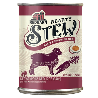 RedBarn Pet Products RedBarn Hearty Stew Lamb & Carrot Recipe Canned Dog Food, 12oz