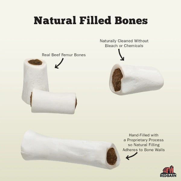 RedBarn Pet Products RedBarn Natural Filled Bone; Cheese & Bacon