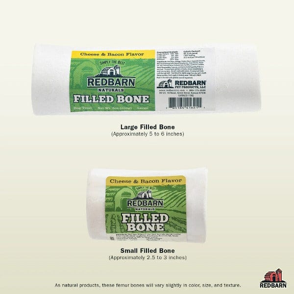 RedBarn Pet Products RedBarn Natural Filled Bone; Cheese & Bacon