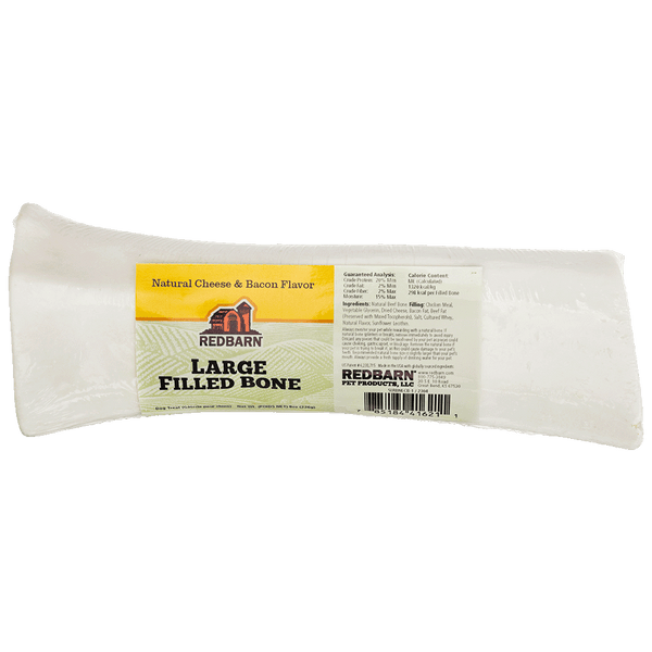 RedBarn Pet Products RedBarn Natural Filled Bone; Cheese & Bacon