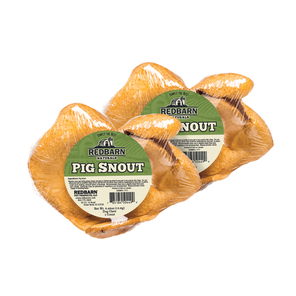 RedBarn Pet Products RedBarn Pig Snout Dog Chew