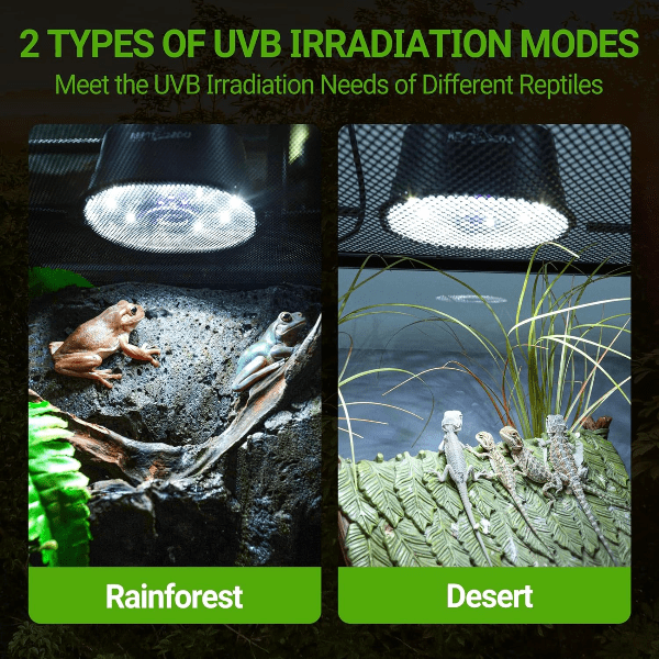 Reptizoo Reptizoo Low Profile UVB LED Dimming Fixture