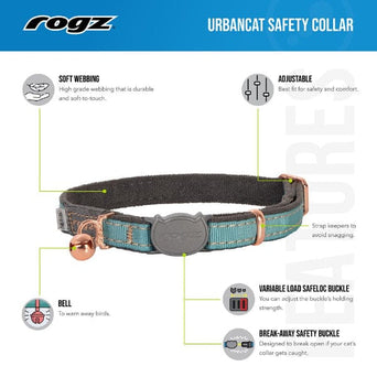 Rogz Rogz UrbanCat Collar