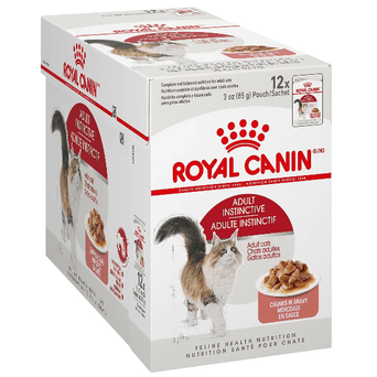 Royal Canin Royal Canin Adult Instinctive Chunks in Gravy Cat Food Pouch