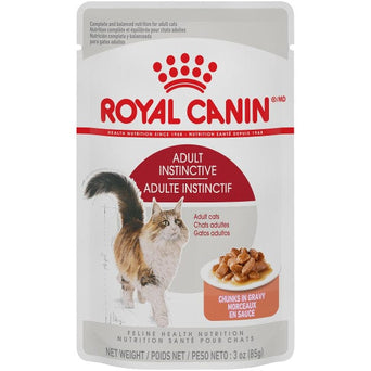 Royal Canin Royal Canin Adult Instinctive Chunks in Gravy Cat Food Pouch