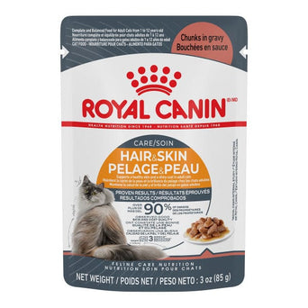 Royal Canin Royal Canin Hair & Skin Care Chunks in Gravy Adult Cat Food Pouch