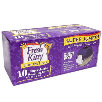 Royal Pet Inc. Fresh Kitty Super Jumbo Drawstring Litter Box Liners