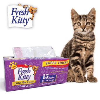 Royal Pet Inc. Fresh Kitty Super Thick Drawstring Litter Box Liners