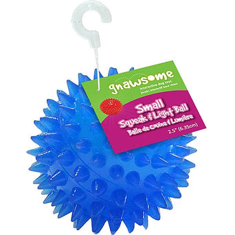 Royal Pet Inc. Gnawsome Small Squeak and Light Ball