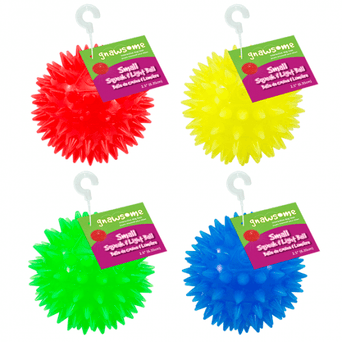 Royal Pet Inc. Gnawsome Small Squeak and Light Ball