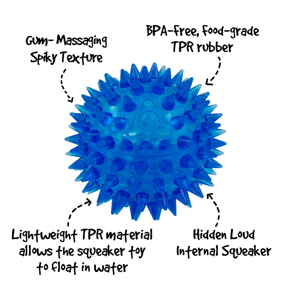 Royal Pet Inc. Gnawsome Small Squeaker Ball