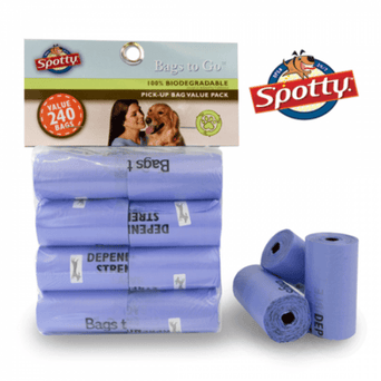 Royal Pet Inc. Spotty Bags to Go 100% Biodegradable Waste Bags