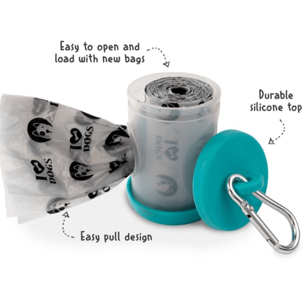 Royal Pet Inc. Spotty Clear Tube Waste Bag Dispenser with 30 Bags
