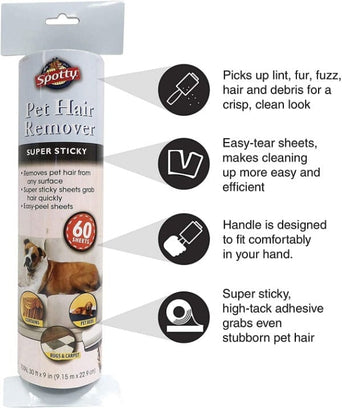 Royal Pet Inc. Spotty Super Sticky Pet Hair Remover Refill