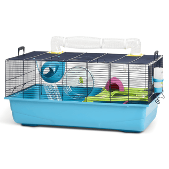 Savic Savic Hamster Sky Metro | Small Animal Cage with Tunnels – Navy Blue