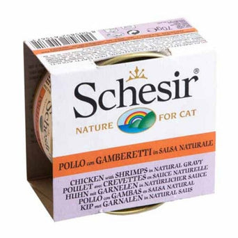 Schesir Schesir Chicken Entrée with Shrimps in Natural Gravy Adult Wet Cat Food