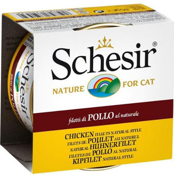 Schesir Schesir Chicken Fillets Entrée with Rice Natural Style Adult Wet Cat Food