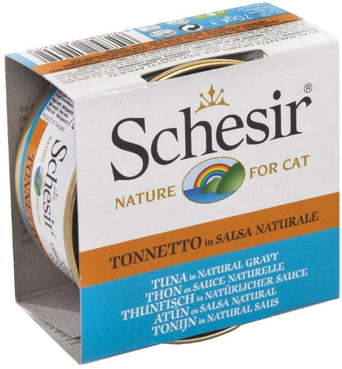 Schesir Schesir Tuna Entrée in Natural Gravy Adult Wet Cat Food