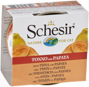 Schesir Schesir Tuna Entree with Papaya in Jelly Adult Wet Cat Food