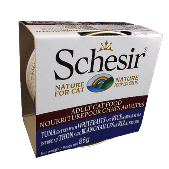 Schesir Schesir Tuna Entrée with Whitebaits & Rice Natural Style Adult Wet Cat Food