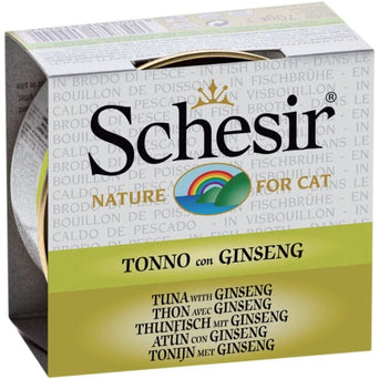Schesir Schesir Tuna with Ginseng in Broth Adult Wet Cat Food