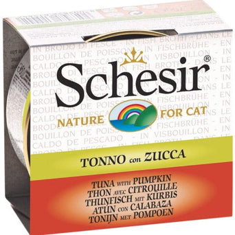 Schesir Schesir Tuna with Pumpkin in Broth Adult Wet Cat Food