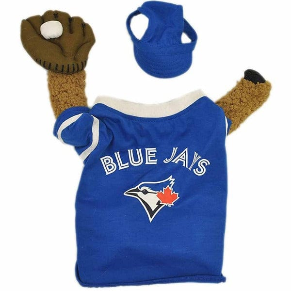 HUNTER MLB Toronto Blue Jays Pet Jersey com remendo MLB, azul