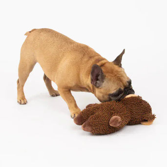 Silver Paw Silver Paw Fiberz Microfiber Farm Bull Dog Toy