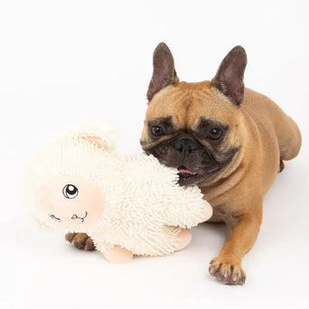 Silver Paw Silver Paw Fiberz Microfiber Farm Lamb Dog Toy