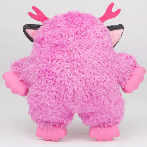 Silver Paw Silver Paw Fubeez Rubber Feet Pink Troll Dog Toy