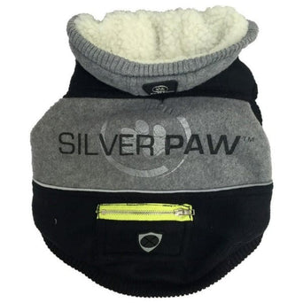 Silver Paw Silver Paw Hoodie with Chevron