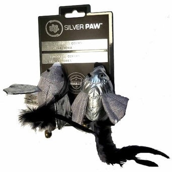 Silver Paw Silver Paw Plush Bird Cat Toy 2 pack