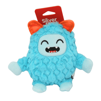 Silver Paw Silver Paw Seemz Heavy-Duty Blue Monster Dog Toy