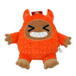 Silver Paw Silver Paw Seemz Heavy-Duty Orange Monster Dog Toy